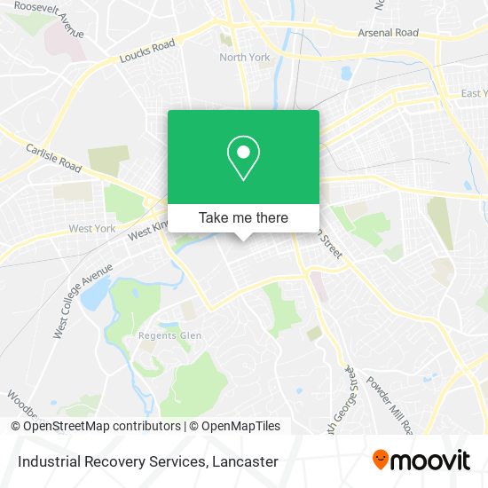 Industrial Recovery Services map