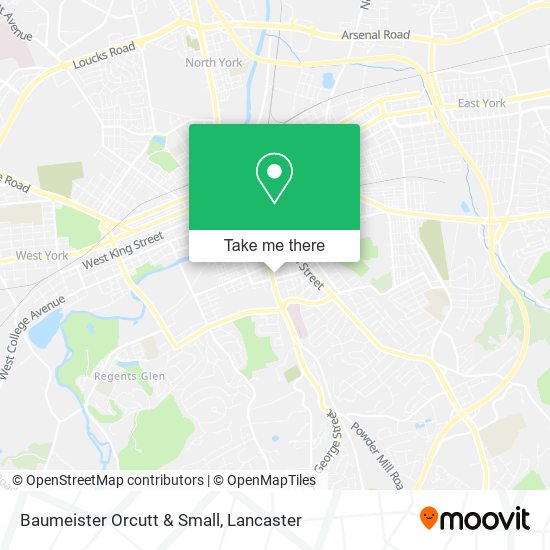 Baumeister Orcutt & Small map