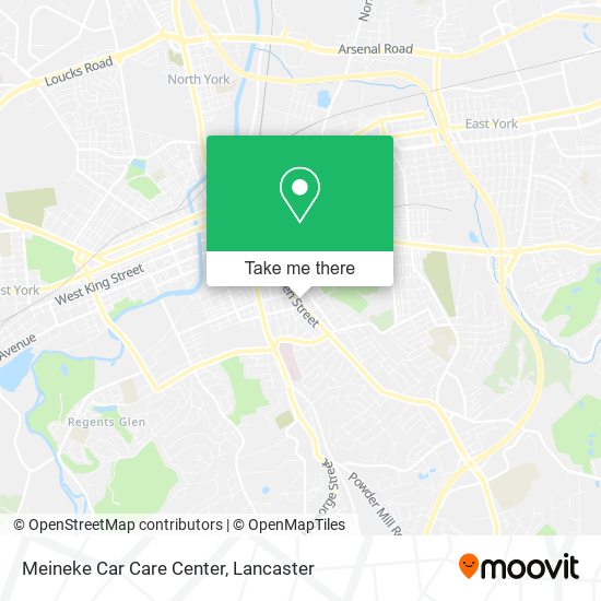 Meineke Car Care Center map