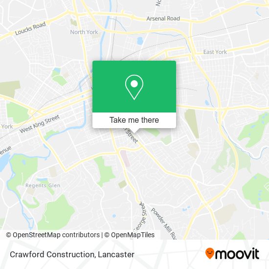 Crawford Construction map