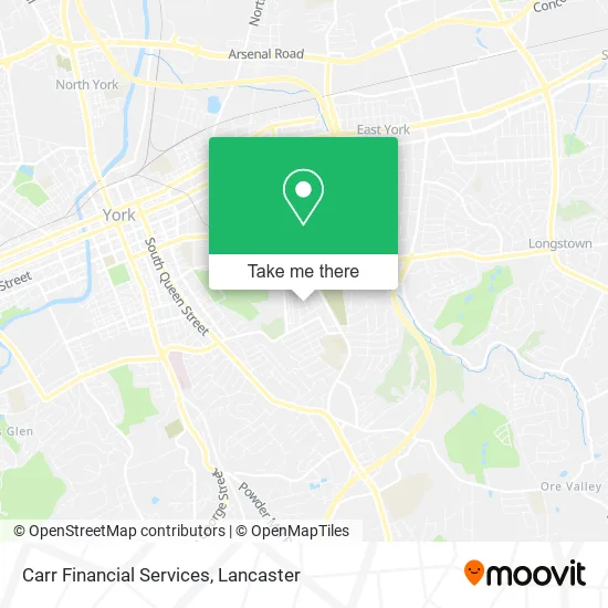 Carr Financial Services map