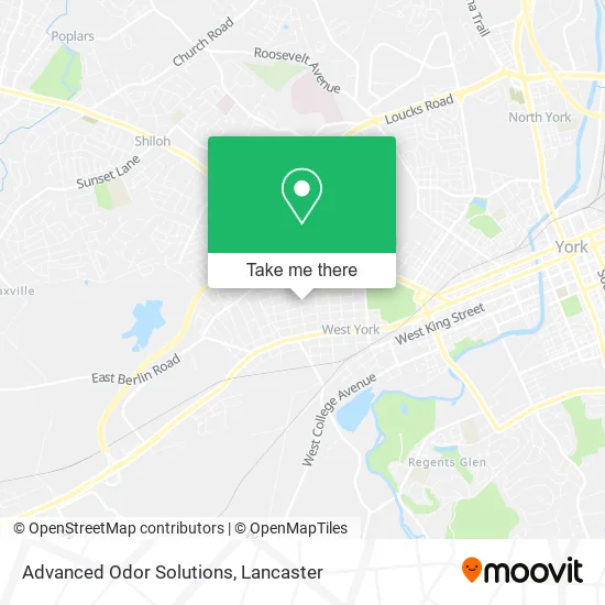 Advanced Odor Solutions map