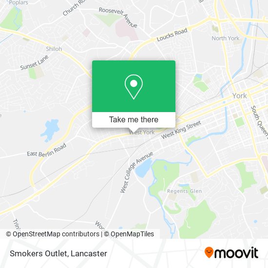 Smokers Outlet map