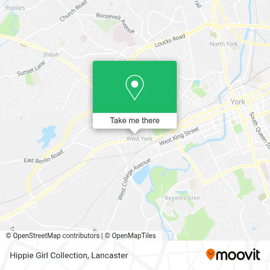 Hippie Girl Collection map