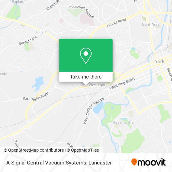 Mapa de A-Signal Central Vacuum Systems