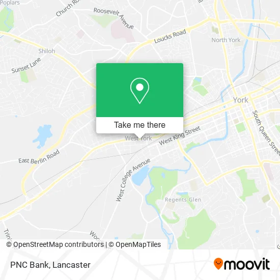 PNC Bank map