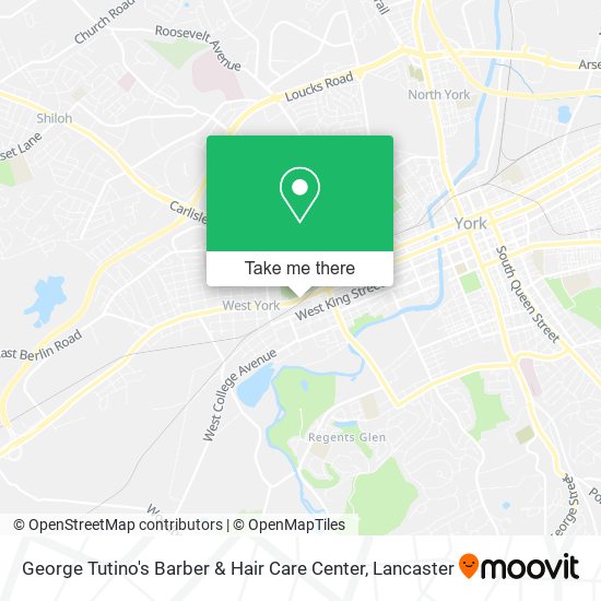 George Tutino's Barber & Hair Care Center map