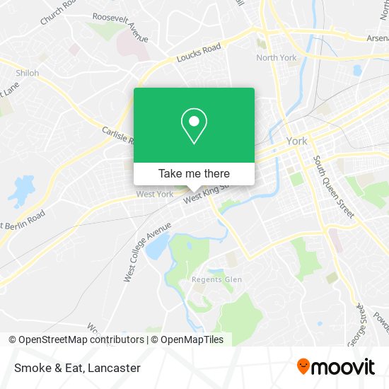 Smoke & Eat map