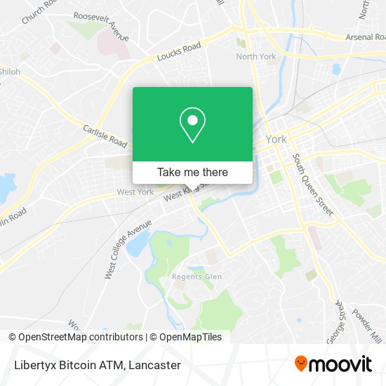 Libertyx Bitcoin ATM map