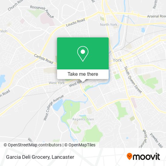 Mapa de Garcia Deli Grocery