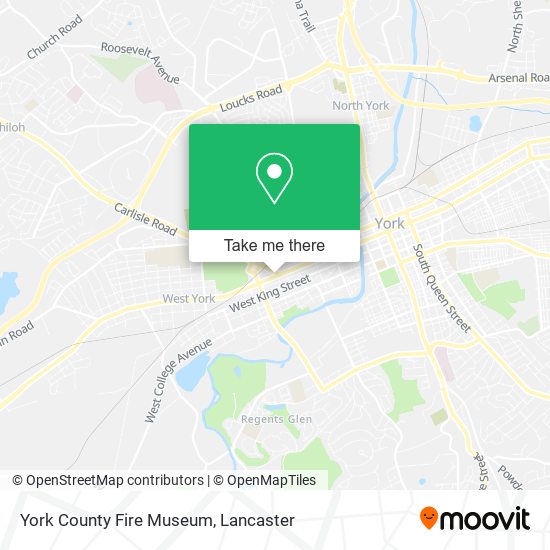 York County Fire Museum map
