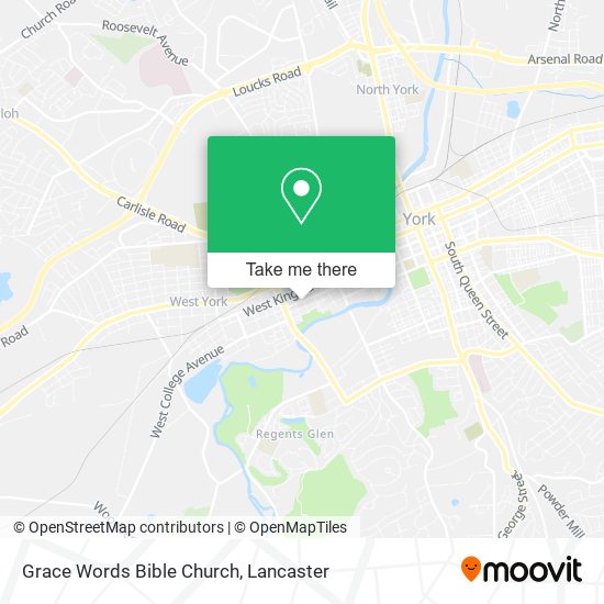 Grace Words Bible Church map