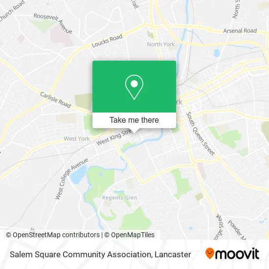 Salem Square Community Association map