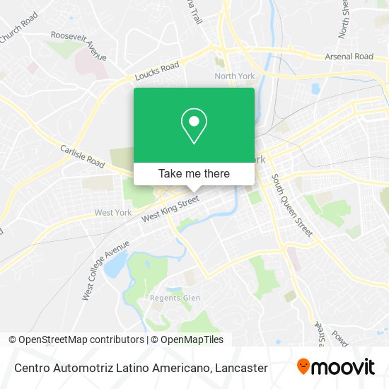 Mapa de Centro Automotriz Latino Americano