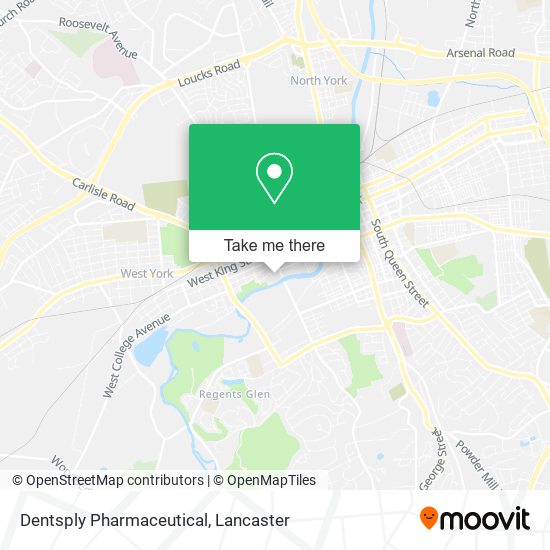 Dentsply Pharmaceutical map