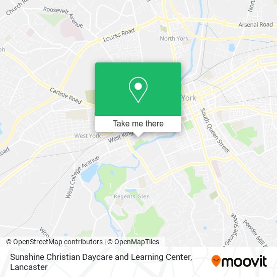 Mapa de Sunshine Christian Daycare and Learning Center