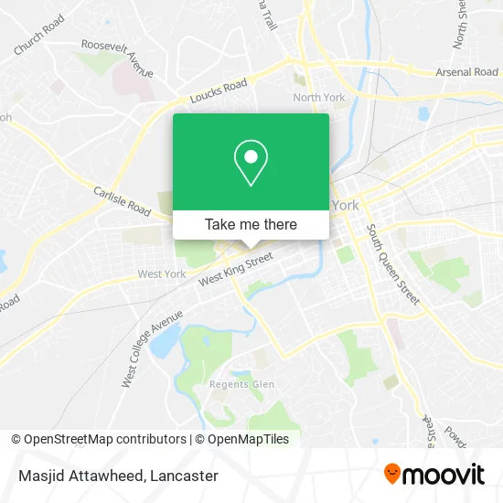 Masjid Attawheed map