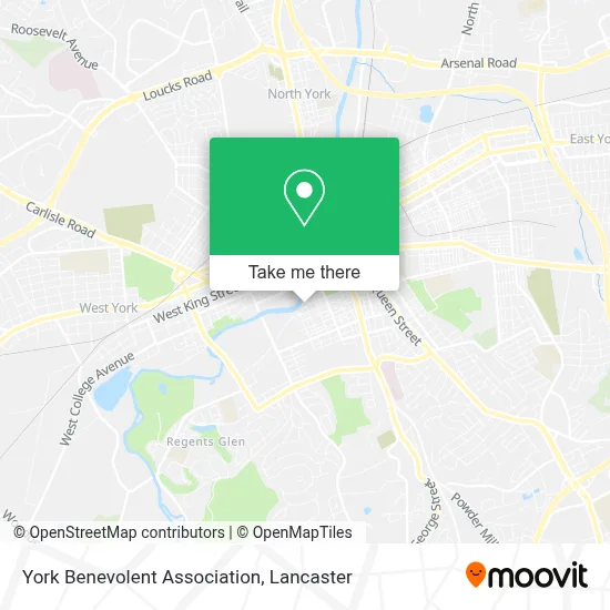 York Benevolent Association map