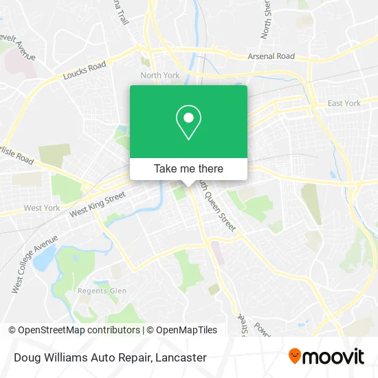 Doug Williams Auto Repair map