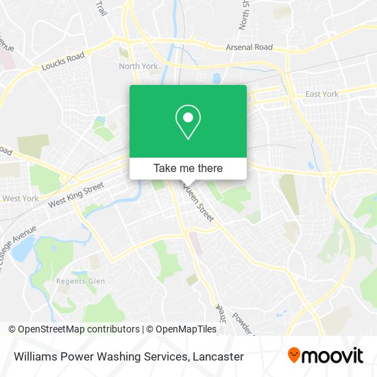 Williams Power Washing Services map
