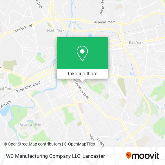 Mapa de WC Manufacturing Company LLC