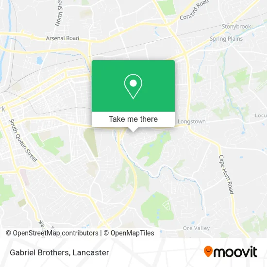 Gabriel Brothers map