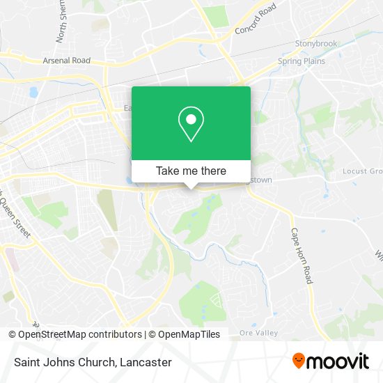 Saint Johns Church map