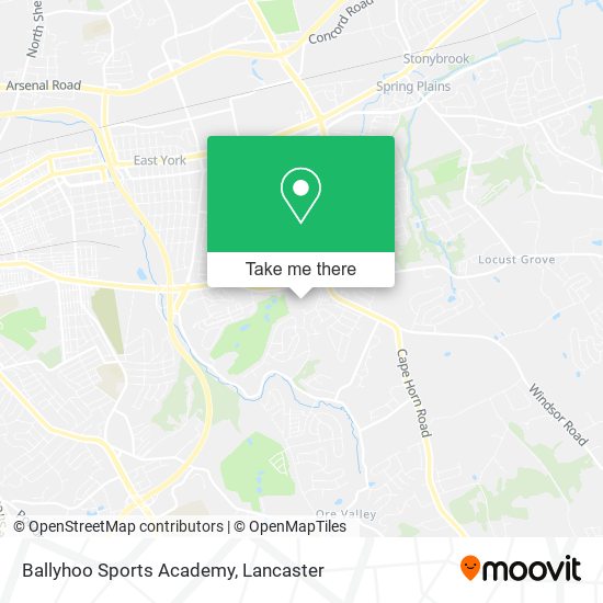 Ballyhoo Sports Academy map