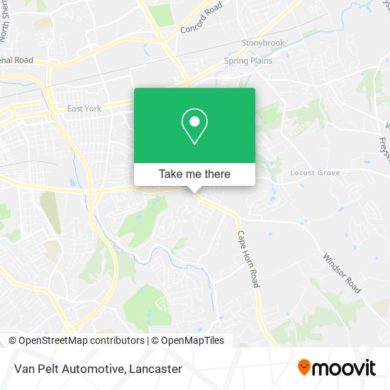 Mapa de Van Pelt Automotive