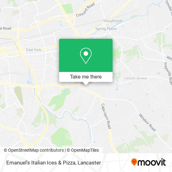 Emanuel's Italian Ices & Pizza map