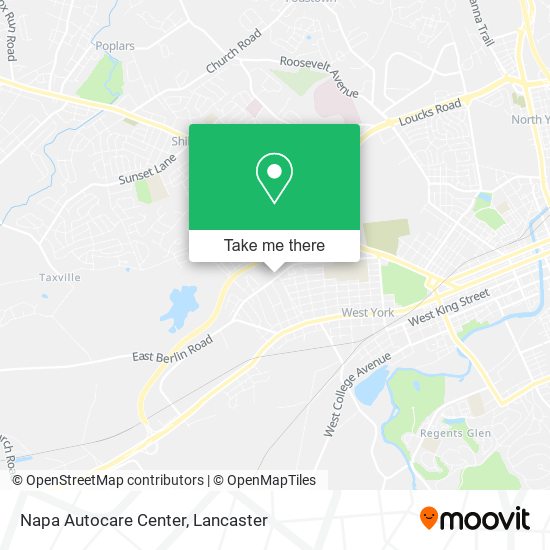 Napa Autocare Center map