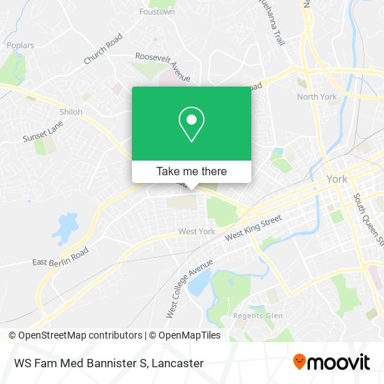 WS Fam Med Bannister S map