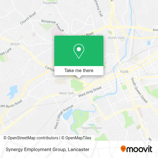 Synergy Employment Group map