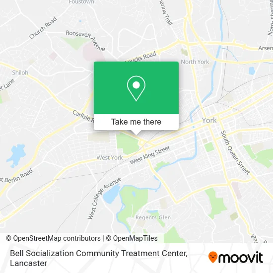 Bell Socialization Community Treatment Center map