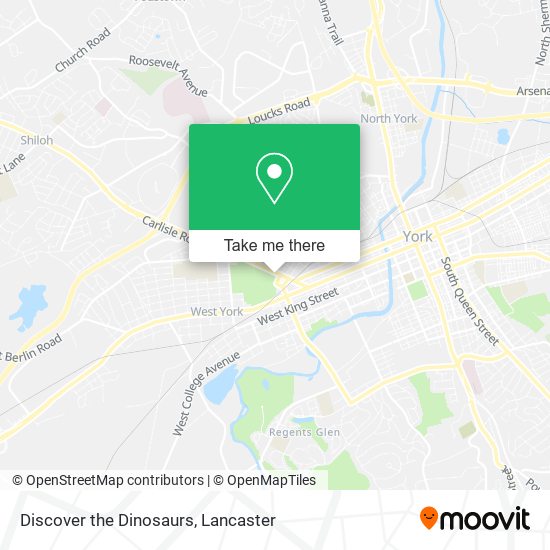 Mapa de Discover the Dinosaurs