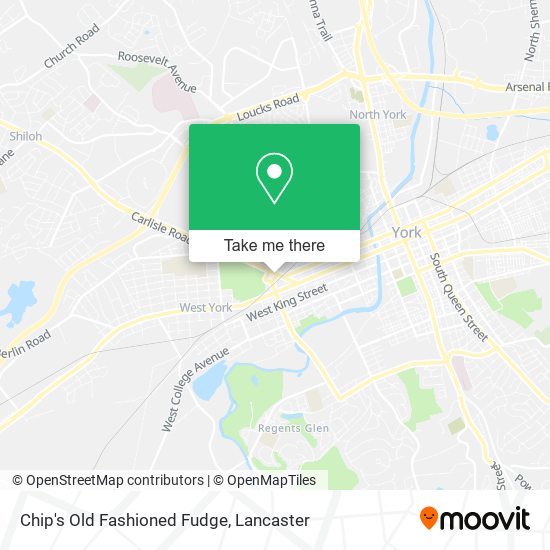 Mapa de Chip's Old Fashioned Fudge