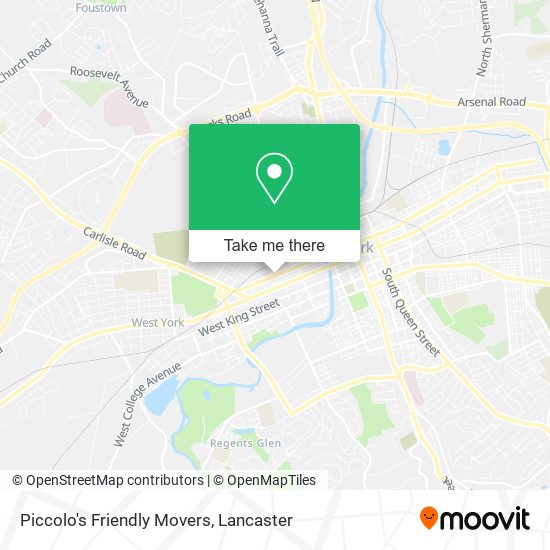 Piccolo's Friendly Movers map
