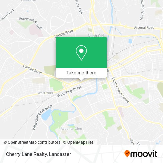 Cherry Lane Realty map