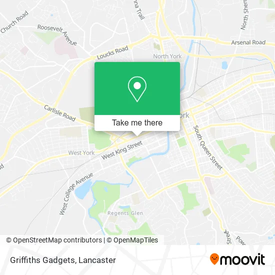 Griffiths Gadgets map
