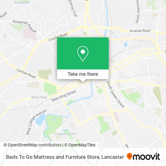 Beds To Go Mattress and Furniture Store map