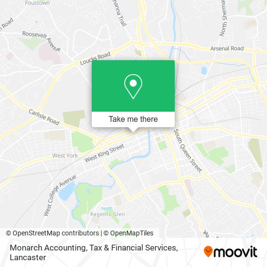 Monarch Accounting, Tax & Financial Services map