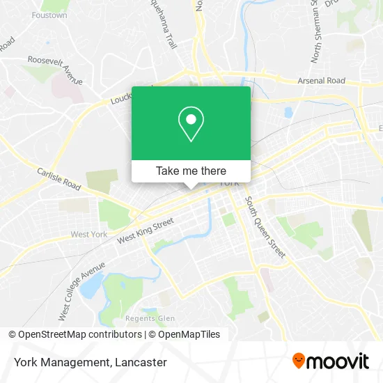York Management map