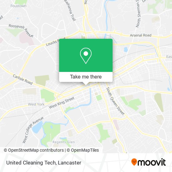 United Cleaning Tech map