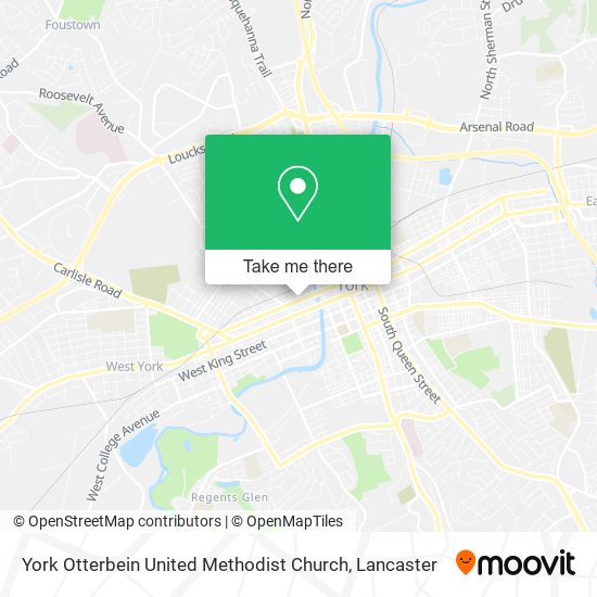 Mapa de York Otterbein United Methodist Church