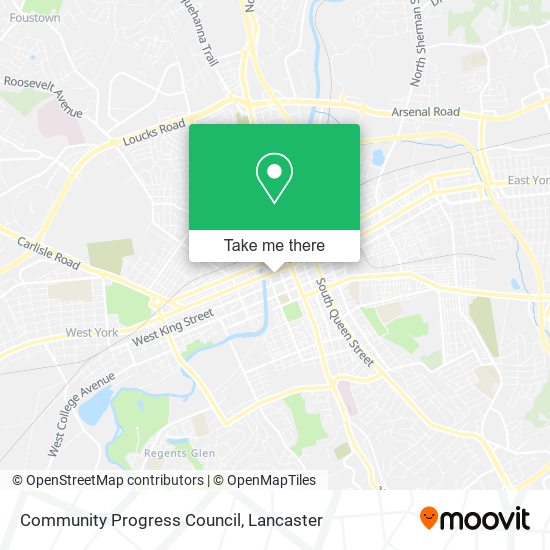Mapa de Community Progress Council