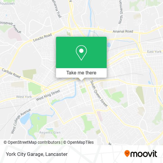 Mapa de York City Garage