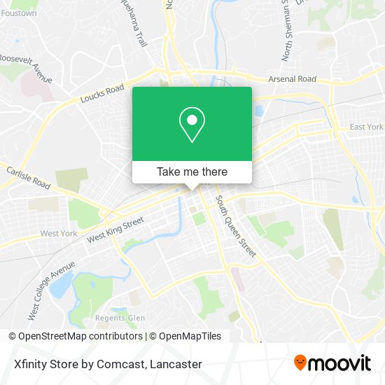 Xfinity Store by Comcast map