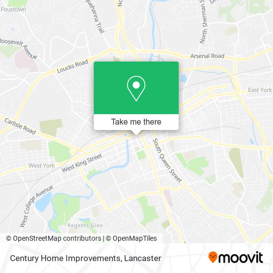 Century Home Improvements map