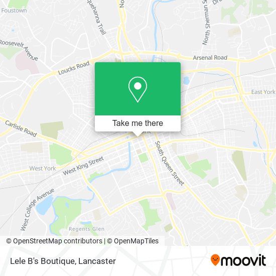 Lele B's Boutique map