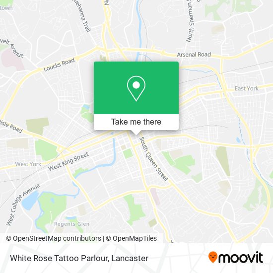 White Rose Tattoo Parlour map